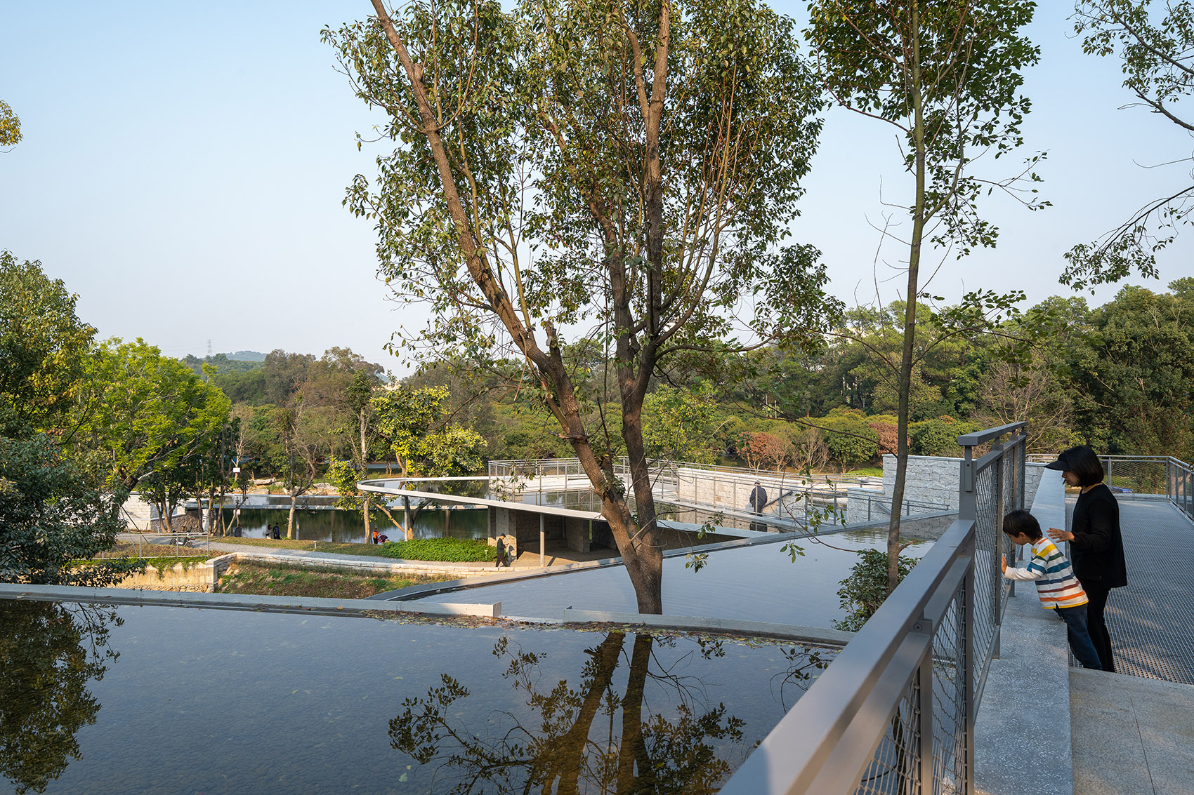 Design of the secondary station and surrounding landscape for the Xili