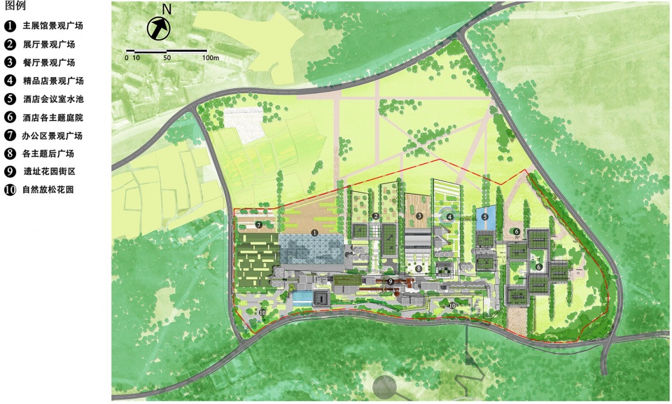 第十一届江苏省园艺博览会主展馆区景观设计 中国城市建设研究院有限公司无界景观
