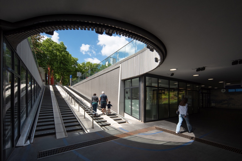 Unique Entrances Underground Bicycle Parking Zwolle by PosadMaxwan