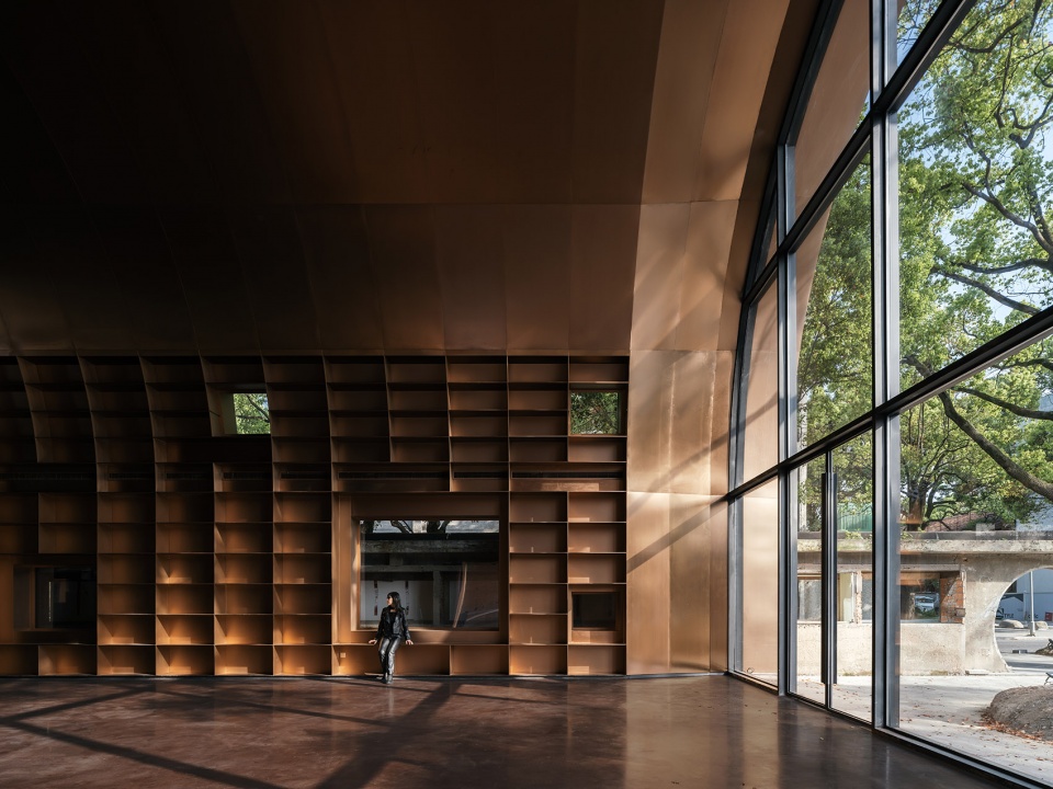 copper blockhouse by wutopia lab