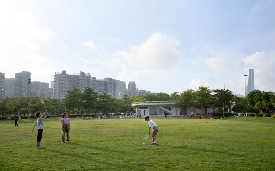 Design of Public Toilet in Shenzhen Bay Haifeng Sports Square China by CCDI GROUP 21 STUDIO