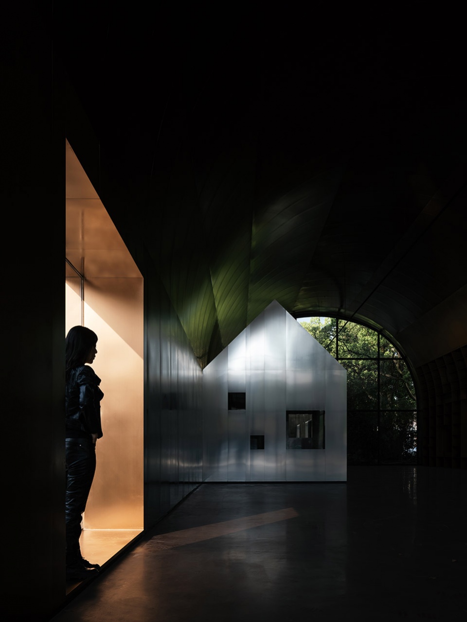 copper blockhouse by wutopia lab