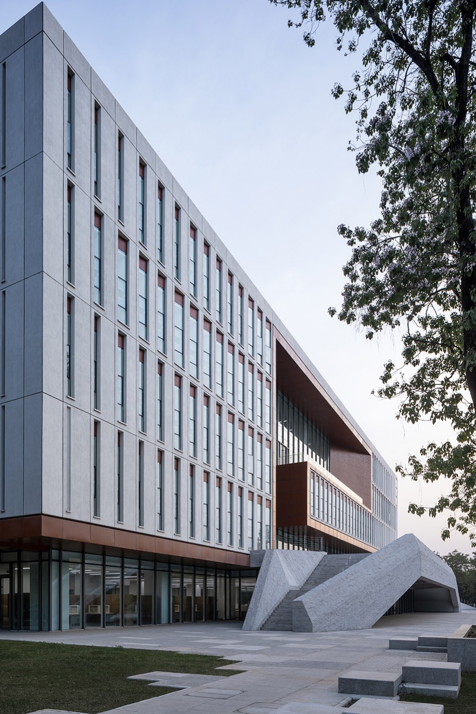 north campus librarynorthwest af university by tao zhi studio scut