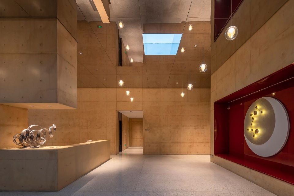 Tianbao mountain Jingtiantai cliff liquor experience centre of Langjiu estate by Zone of Utopia Mathieu Forest Architecte Lin Xiaoguang S...