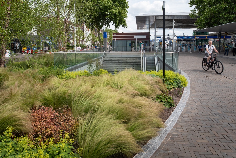 Unique Entrances Underground Bicycle Parking Zwolle by PosadMaxwan