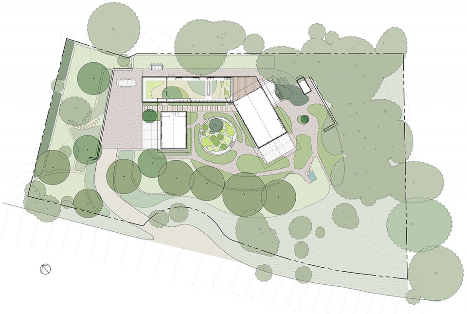 2022 asla residential design award of honor coast ridge residence scott lewis landscape architecture