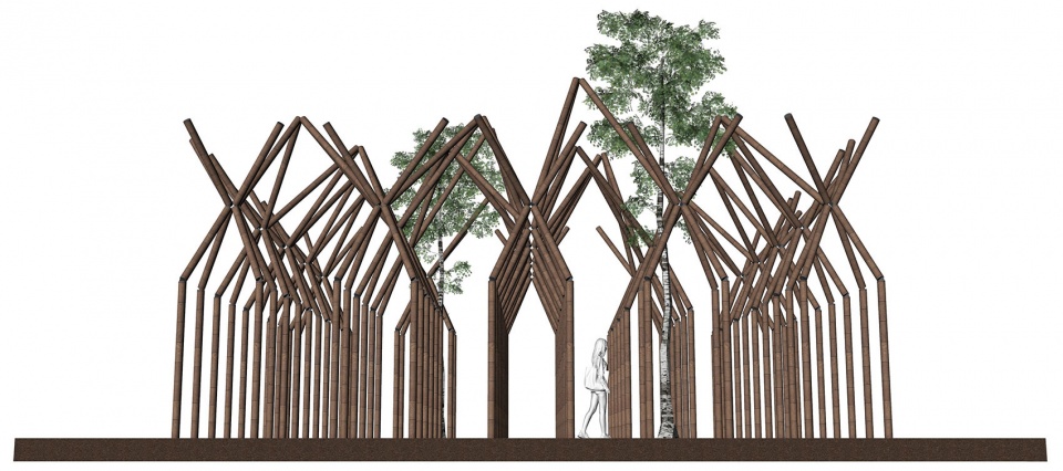 rebirth of the dancing forest by rocco design architects