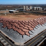 康巴什健身步道-地景护坡，内蒙古 / 大良造建筑与环境