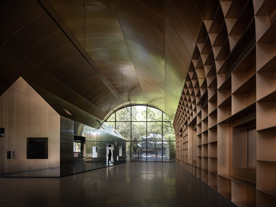 copper blockhouse by wutopia lab