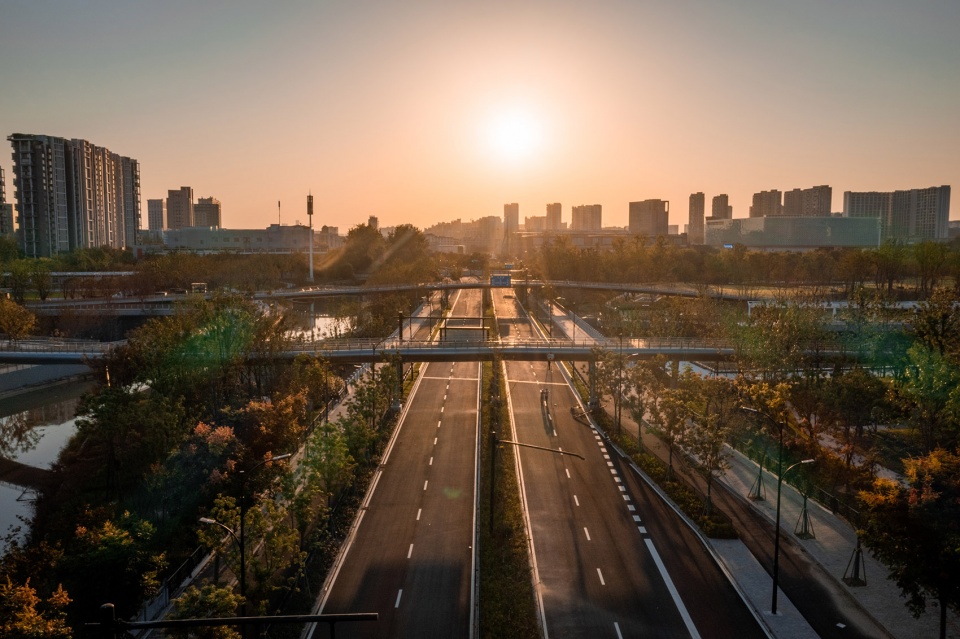 hangzhou canal asian games park by ziad archi tectonics