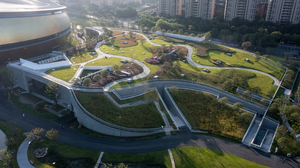 hangzhou canal asian games park by ziad archi tectonics