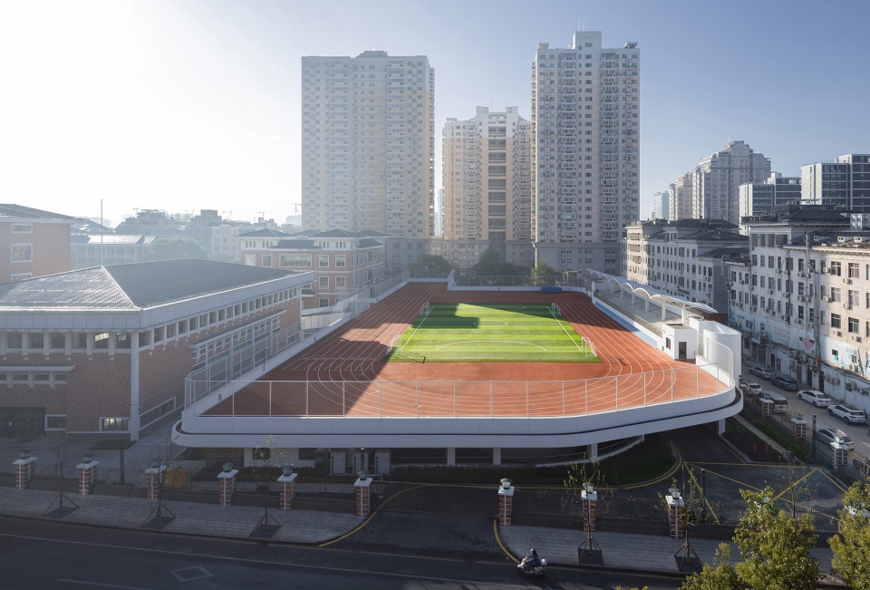 Yiwu Xiuhu Primary School expansion project China by JIUMI Design