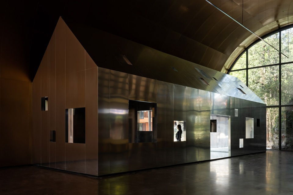 copper blockhouse by wutopia lab