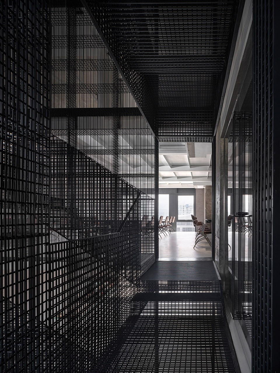 frame china office by archstudio and ufo media lab
