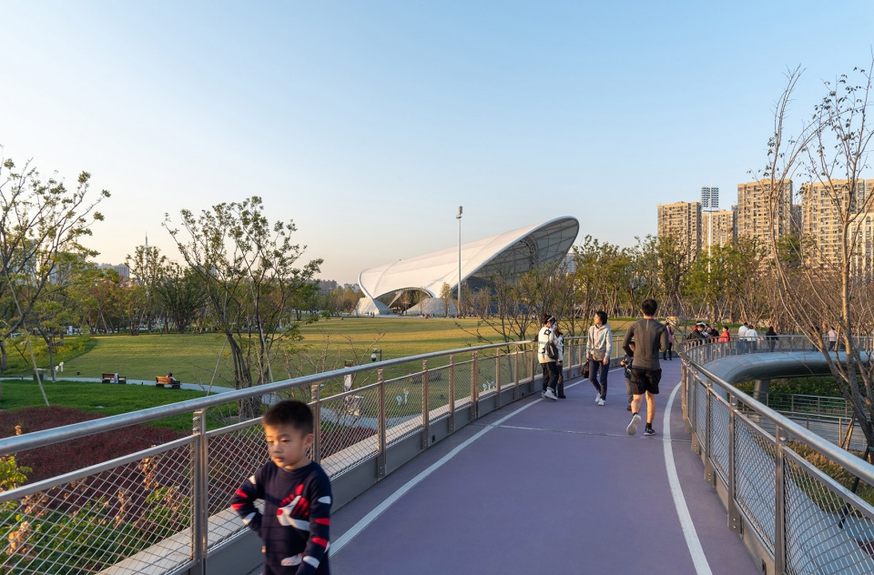 hangzhou canal asian games park by ziad archi tectonics