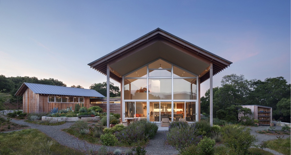 2022 asla residential design award of honor coast ridge residence scott lewis landscape architecture