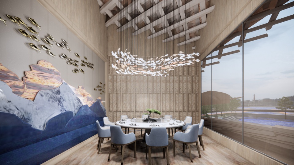 wanan shikoutang fish culture center by oumoumou studio sjtu