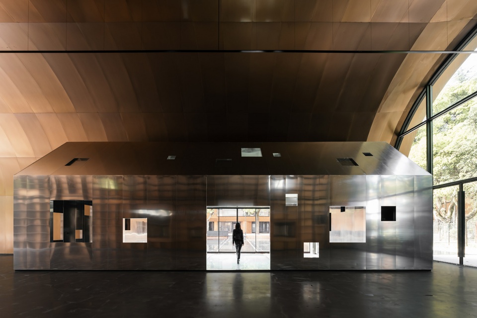 copper blockhouse by wutopia lab