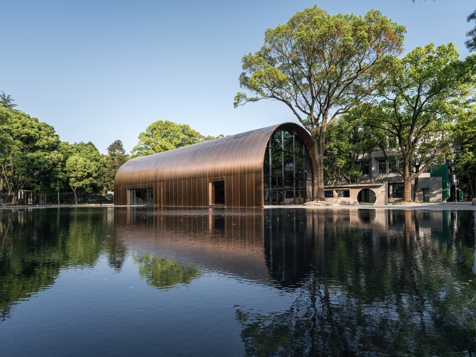 copper blockhouse by wutopia lab