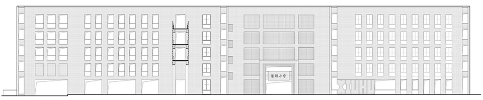 Yiwu Xiuhu Primary School expansion project China by JIUMI Design