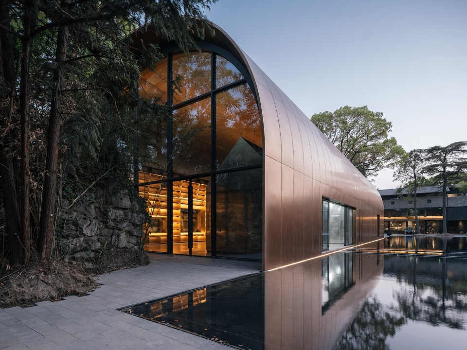 copper blockhouse by wutopia lab