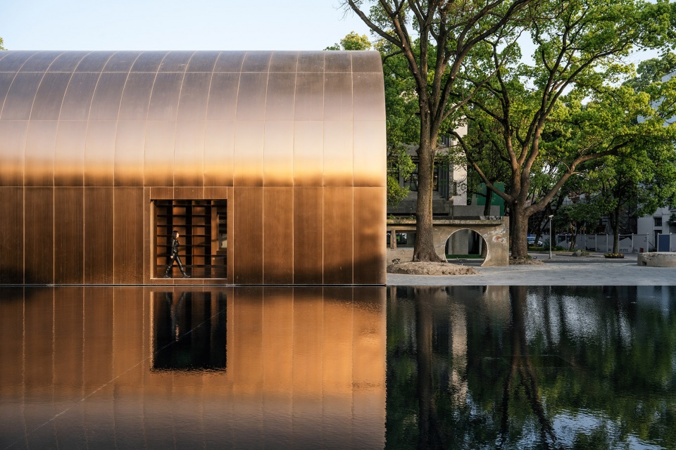 copper blockhouse by wutopia lab
