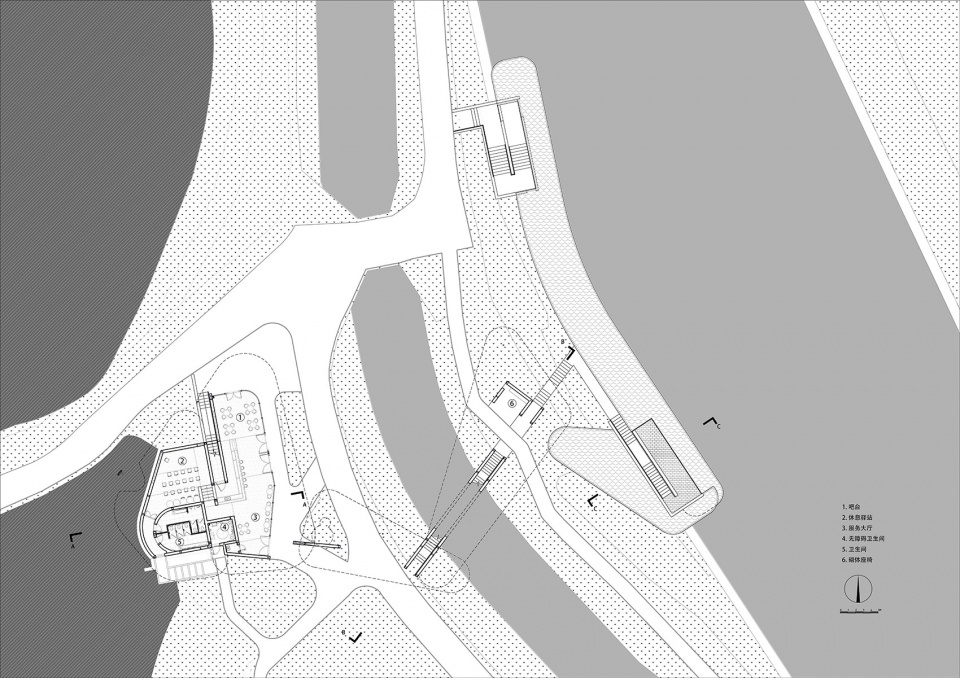 station of the xili lake greenway by original design studio tjad