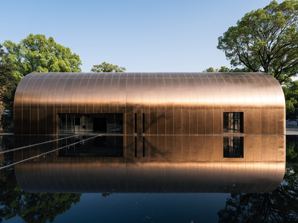 copper blockhouse by wutopia lab