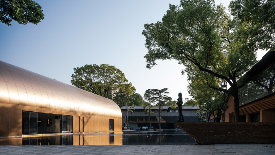 copper blockhouse by wutopia lab