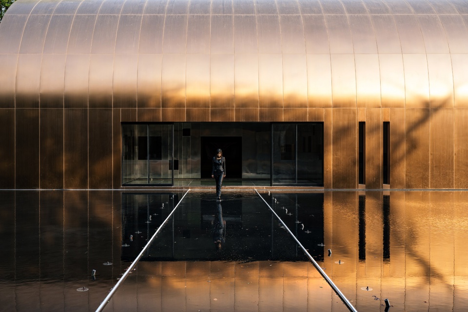 copper blockhouse by wutopia lab