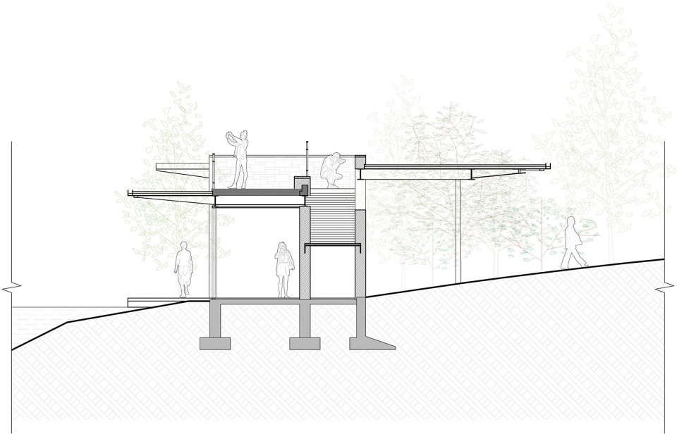 station of the xili lake greenway by original design studio tjad