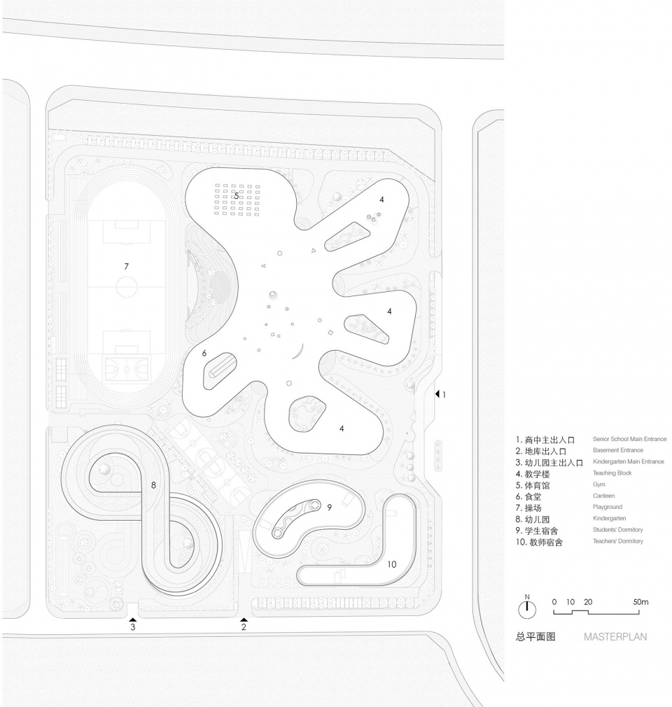 haikou jiangdong huandao experimental school by tao