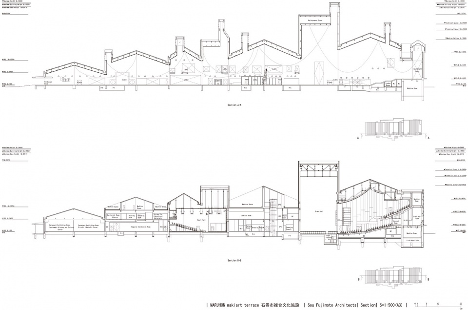 maruhonmakiart terrace by sou fujimoto architects