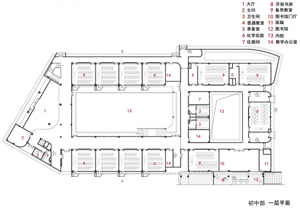 renshou campus of chengdu foreign language school by rong zhaohui studio zradi