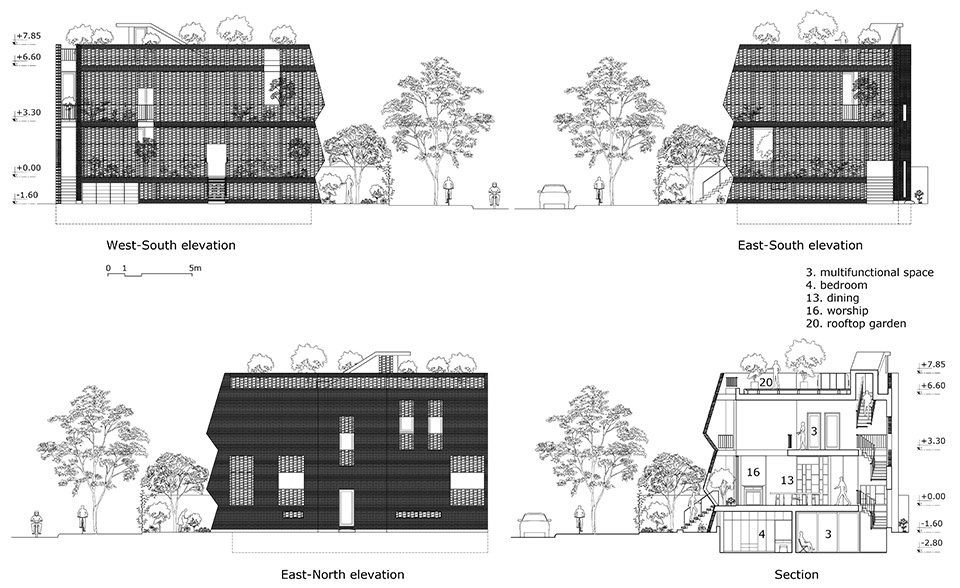 Tile Nest by H P Architects
