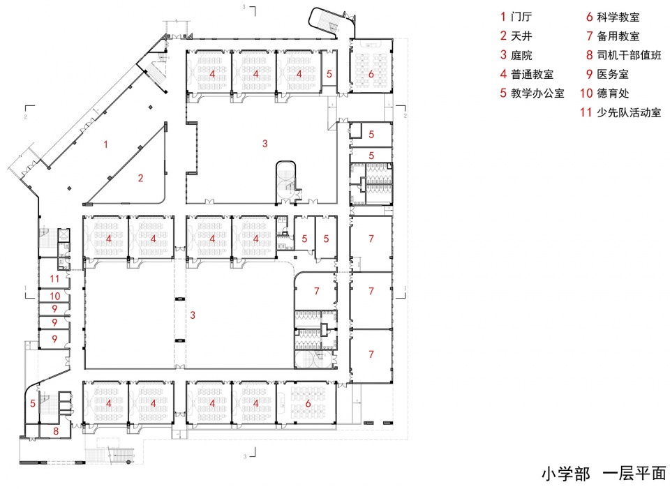 renshou campus of chengdu foreign language school by rong zhaohui studio zradi