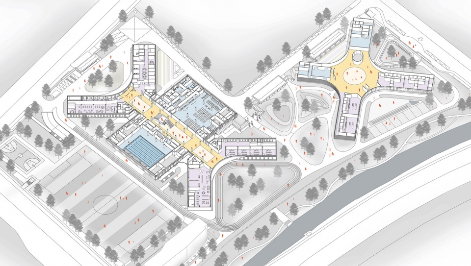 education hub hangzhou international school his by zhu peidong line studio gad