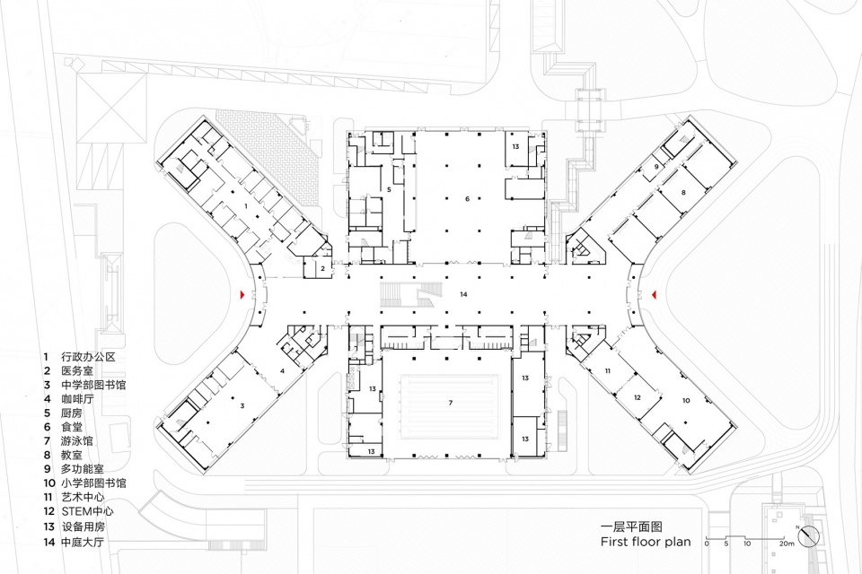 education hub hangzhou international school his by zhu peidong line studio gad