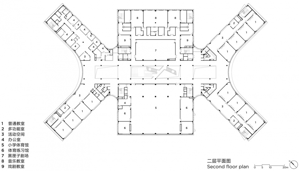 education hub hangzhou international school his by zhu peidong line studio gad