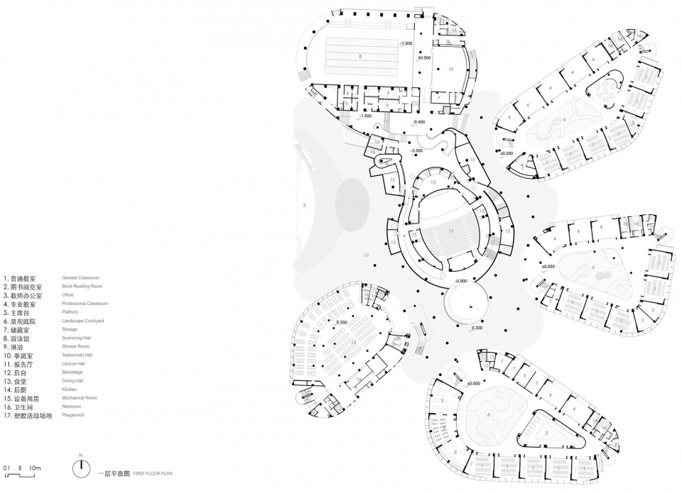 haikou jiangdong huandao experimental school by tao