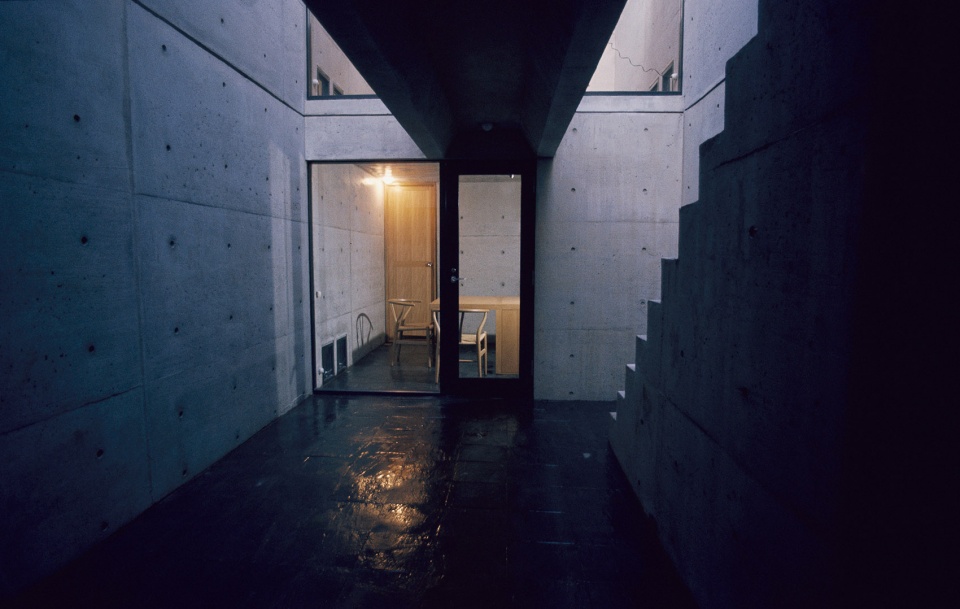 . Row House in Sumiyoshi. Courtesy of Tadao Ando Associates