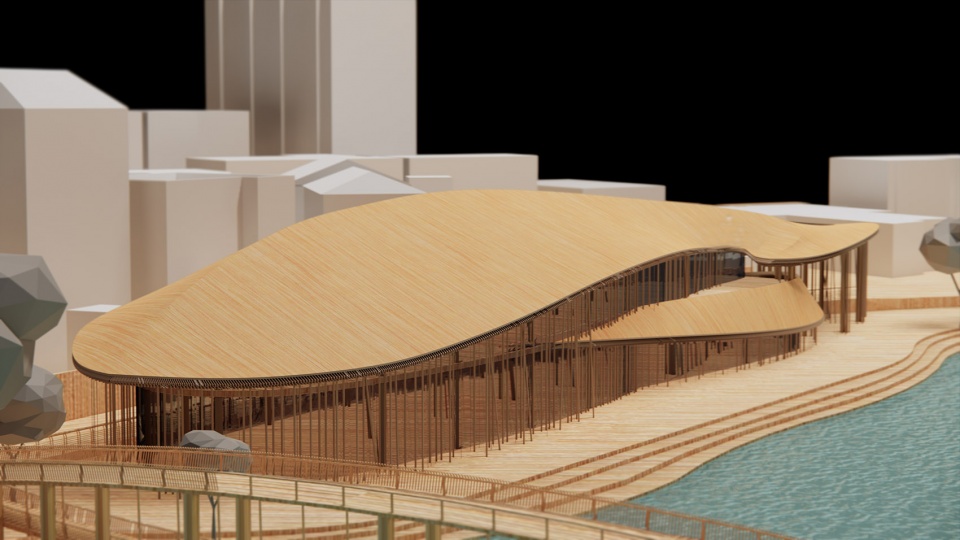 wanan shikoutang fish culture center by oumoumou studio sjtu