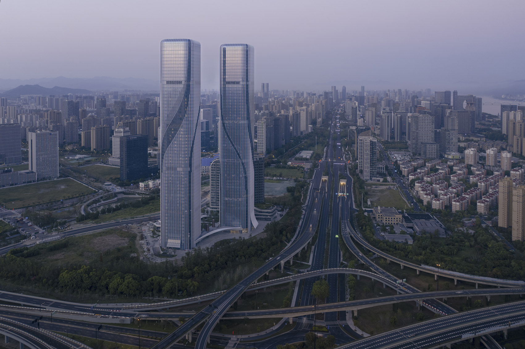 Hangzhou Shimao Wisdom Tower Super High rise Urban Complex By Atelier shaikh-zuber-rashid-modern-residential-buildings-pune