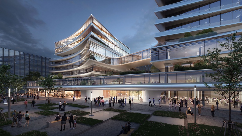 Business Stadium Central Zaha Hadid Architects