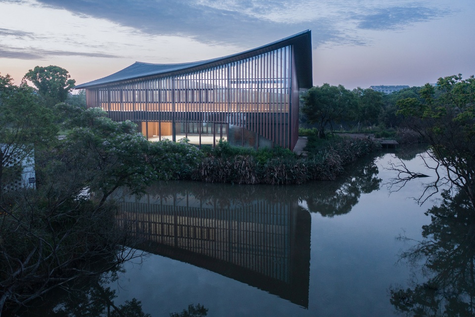 Clover Auditorium China by Hangzhou Yuanshe Architectural Landscape Design Co Ltd