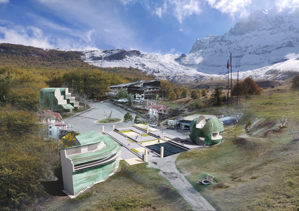 Masterplan for Gran Sasso in Abruzzo by Steven Holl Architects