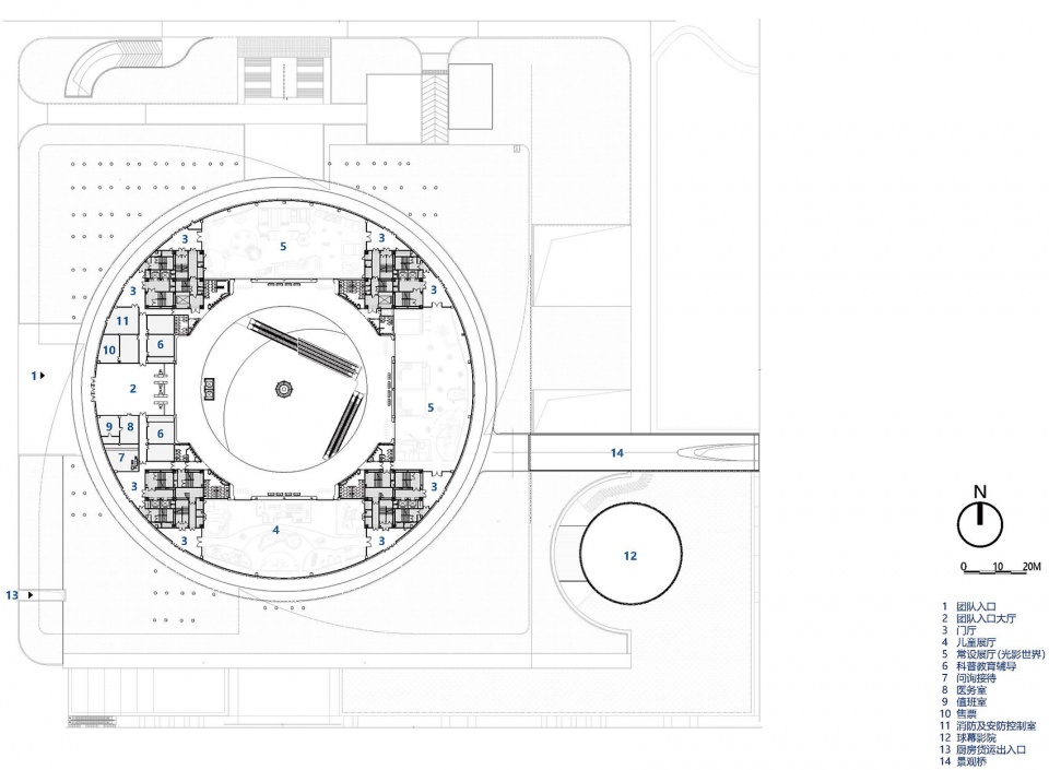 hubei science and technology museum by csadi