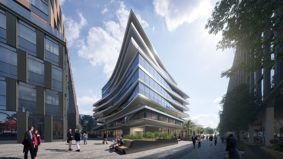 Business Stadium Central Zaha Hadid Architects