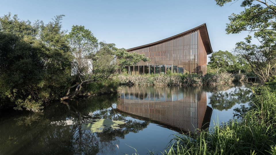 Clover Auditorium China by Hangzhou Yuanshe Architectural Landscape Design Co Ltd