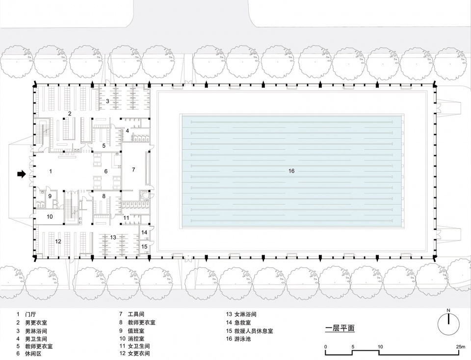 natatorium of southeast university by zhou qi studio architects and engineers associates of southeast university